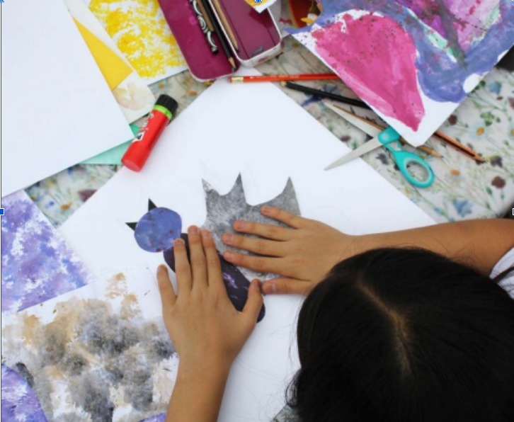 Papiercollage-Workshop für Kinder mit Ulrike Jensen 