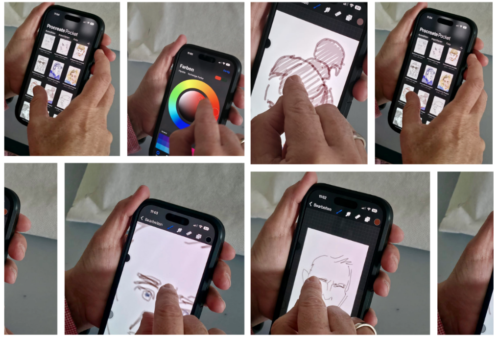 Mobiles Zeichnen – Das Smartphone als Skizzenbuch